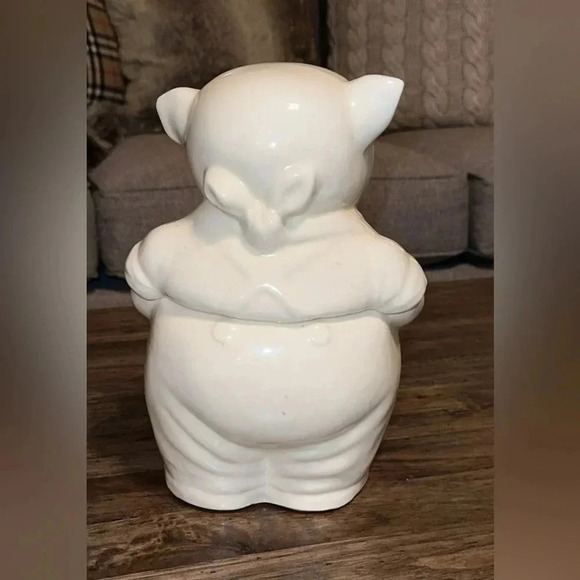 Vintage Antique Shawnee Smiling Smiley Pig 11” Cookie Jar USA - Picture 8 of 14